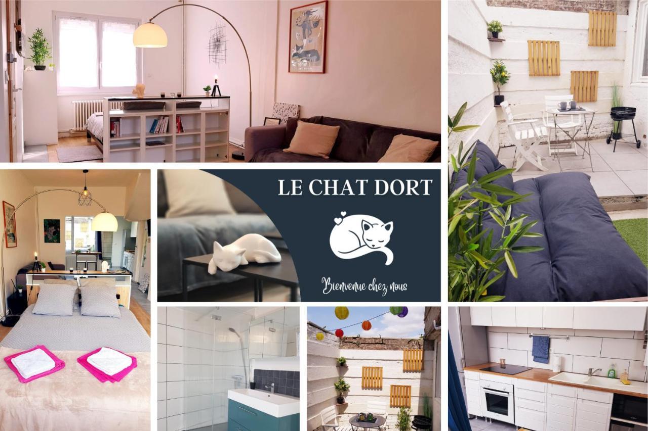 Le Chat D'Or - 35M2 - Terrasse - Bbq - Wifi Hd Amiens Ngoại thất bức ảnh